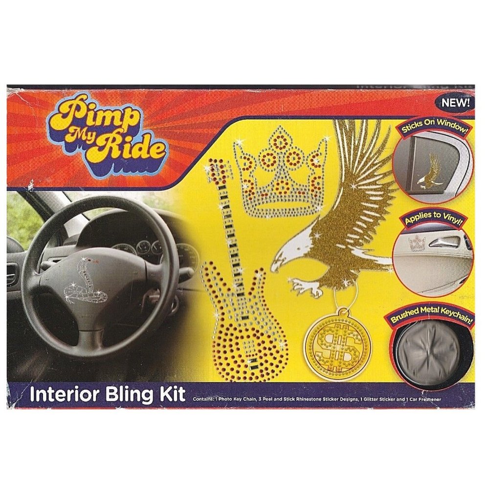 Pimp My Ride Interior Bling Kit - Rhinestone and Glitter Stikers